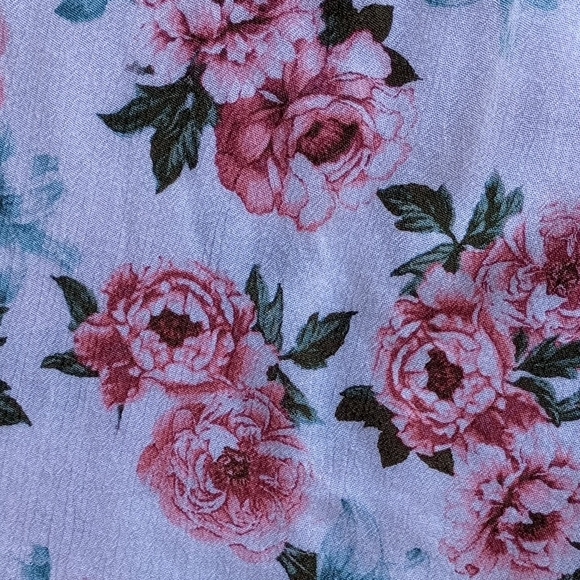 Floral Off-Shoulder Top Women’s Medium Summer Blouse - Picture 4 of 6